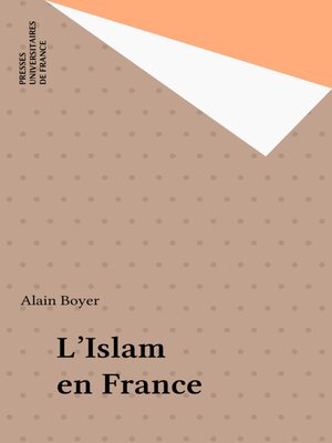 cover image of L'Islam en France